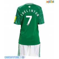 Camisa de time de futebol Newcastle United Joelinton #7 Replicas 2º Equipamento Infantil 2025-26 Manga Curta (+ Calças curtas)